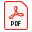 PDF のアイコン